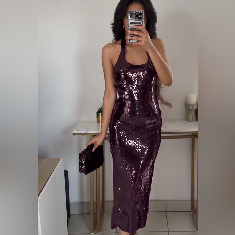 Zara sequins dress